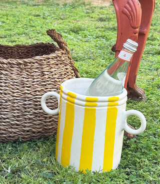 CERAMIC VASES AND WINE COOLERS