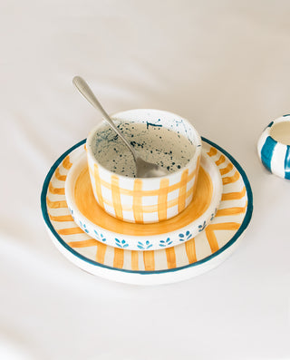 BEST HANDMADE CERAMIC DINNER PLATE SET