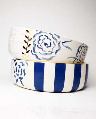 Royal Blue salad bowl