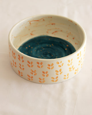 ROUND CERAMIC LARGE SALAD BOWL