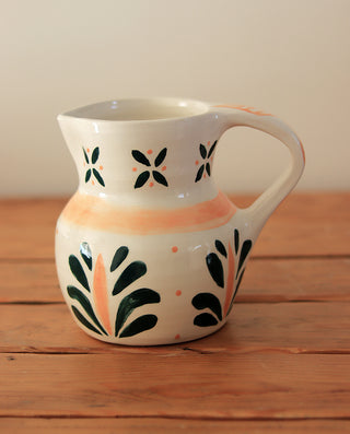 GRECIAN LEAF CERAMIC CARAFE