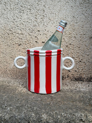 Ριγέ Κεραμικό Wine Cooler