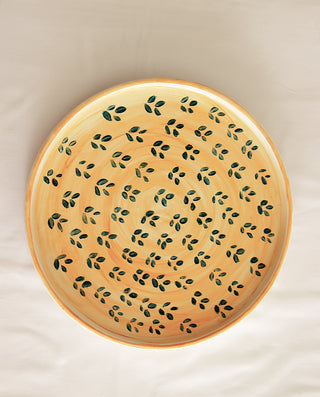 LARGE ROUND CERAMIC PLATTER