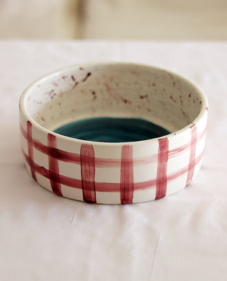 ROUND CERAMIC SALAD BOWL