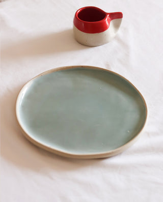 handmade ceramic dinner plate