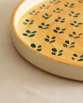 Mix and Match Yellow Serving Platter