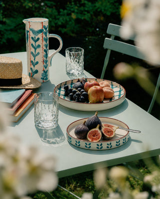 summer outdoor ceramic tableware set