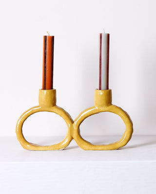 contemporary handmade candle holders