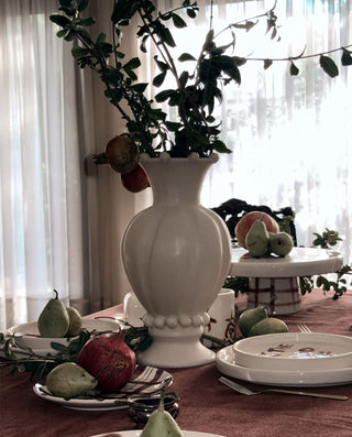 handcrafted_ceramic_vase__on a festive table setting