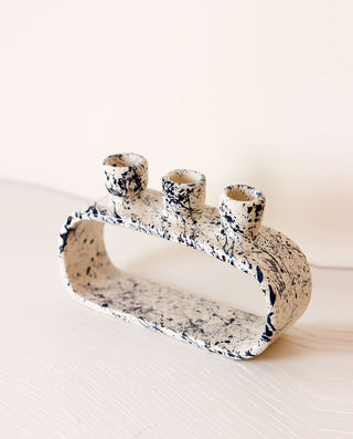 handmade ceramic candlestick modern minimalist design