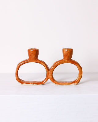 Handmade ceramic candle holders for ceramic lovers