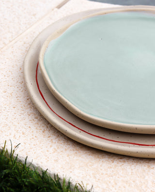 handmade ceramic dinner plate